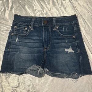 Denim Distressed Women's Shorts
